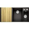 Blanco 525855 | Lavello da cucina in granito AXIA III 6 S-F | Colore : Nero