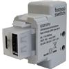 TECNO SWITCH Caricatore USB 5V 3A 20W A+C - KS312PU