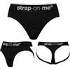Strap-on-me Heroine Lingerie Harness - Spalline Regolabili, Fascia Elastica, Anello in Silicone Estensibile, Effetto Seconda Pelle, Comfort in Microfibra, XS-XXL