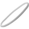 COLLBATH Ruote per Sedie a Rotelle in Pu, Gomme Piene senza Aria, Elastiche e Antiforatura, Ricambio per Carrozzina 24x1-3/8