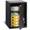 HomeSafe HV50K Cassaforte Grande Dimensioni con Chiave, 50x35x35cm (HxLxP), Cassaforte da Armadio per Sicurezza Domestica, Cassa Forte per Soldi, Gioielli, Documenti e Oggetti di Valore