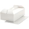 Decora 0340113 DECORA - SCATOLA TORTA 46 X 36 X 12 H CM CON CAKE BOARD CM 46 X 36 X H