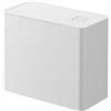 YAMAZAKI 6907 TOWER Airtight Coffee Storage Container, white, Polypropylene/Silicone, 18.4 x 9.2 x 15.4 cm