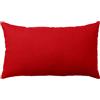 ED ENJOY HOME - Cuscino - Dimensione 30 x 50 cm - Rosso - Cotone Certificato Oeko Tex - Lavabile a Mano - Ideale per Dare Colore ai Vostri divani - Collezione Panama
