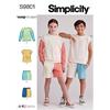 SIMPLICITY SS9801A - Felpe e pantaloncini da bambina e ragazzo A (7-8-10-12-14)
