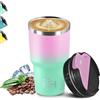 Mujigaga Tazza Termica, 20oz Thermos Caffe, Senza BPA, Mantiene Caldo per 6 Ore/Freddo 8 Ore, Borraccia Termica, Senza Perdite, Travel Mug, Doble Aislamiento, Borraccia per Campeggio, Viaggio, Casa, Yoga