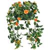 Flair Flower Fiori artificiali di rose selvatiche in scatola, 57 cm, decorazione per matrimoni, fiori di seta, fiori decorativi