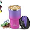 Mujigaga Tazza Termica, 20oz Thermos Caffe, Senza BPA, Mantiene Caldo per 6 Ore/Freddo 8 Ore, Borraccia Termica, Senza Perdite, Travel Mug, Acciaio Inossidabile 18/8, per Lavoro, Campeggio, Casa, Scuola