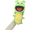 lilizzhoumax burattino di mano di bruco Simulazione Animale bruco Peluche gioco di ruolo giocattoli interattivi per la prima educazione dei bambini decorazione della casa animali dello insetto