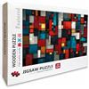 Generic Blu Puzzle 2000 Pezzi Adulti, Puzzle Legno con Scatola 99x70cm, Idea Regalo Uomo e Donna, Giochi Divertenti per Familiar, Squisita confezione Regalo, Estate Decorazioni Casa, (Astratto) 5-8280