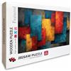 Generic Retro Puzzle 6000 Pezzi Adulti, Puzzle Legno con Scatola 179x105cm, Idea Regalo Uomo e Donna, Giochi Divertenti per Familiar, Squisita confezione Regalo, Estate Decorazioni Casa, (Astratto) V-5337