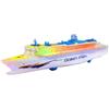Generic Modello di nave da crociera - Barca giocattolo a LED, Wheel Nautical Decor | Fun Transatlantic Cruise per bambini di età compresa tra 3 + +