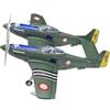 Kfwfuaee Set di montaggio di aeromobili 4D 1/48 per gli appassionati di modelli F-82 Twin Fighter Jets Craft Project per adulti di assemblaggio di aerei