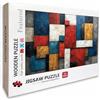 Generic Astratto Puzzle 4000 Pezzi Adulti, Puzzle Legno con Scatola 141x87cm, Idea Regalo Uomo e Donna, Giochi Divertenti per Familiar, Squisita confezione Regalo, Estate Decorazioni Casa, (Colore) K-7789