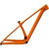 CHTKAGV Telaio in Carbonio 29er Boost for Mountain Bike Hardtail Sml Trail Race Bicycle(Orange,L-Matte)