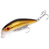 YDMHYLAI 70mm 8 Grammi Minnow Crankbait Wobbler, Esca Dura con Occhi 3D, Morbida e Leggera Portatile Facile da Pulire(B2)