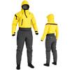 BESTXH Muta Stagna da Kayak da Donna, Muta Stagna A 3 Strati, Impermeabile E Traspirante con Guarnizioni in Lattice, Cerniere di Ingresso E di Servizio, per Kayak, Vela E Paddleboard,Giallo,L