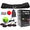 Nuyhgtr Adjustable Headband Ball, Hand-Eye Coordination Ball, Boxing Head Trainer, Speed Punch Ball, 15,5 x 9,3 cm, Reflex Ball Boxing Trainer for Punch Speed and Hand-Eye Coordination Workout