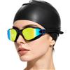 Generico Occhialini Da Nuoto Impermeabili - Occhiali Antiappannamento Ad Alta Trasparenza, Struttura In Silicone Di Grandi Dimensioni, Comodi Occhiali Da Nuoto Per La Pratica In Piscina E Le Attività Acquatich