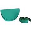 Dolvitrny Marsupio da golf in stile coreano con chiusura magnetica per magliette con palline a telemetro, marsupio in pelle PU per donne e uomini, spaziosa borsa sportiva all'aperto (nero)