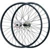 Generico 26/27,5/29'' Set Di Ruote Per Mountain Bike 32H BOOST Mozzi Perno Passante Freni A Disco Anteriore 15×110mm Posteriore 12×142/148mm Per Cassetta 7-12 Velocità(26'' Black,142MM)