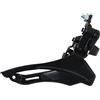 Generic Deragliatore Bici Anteriore TZ-30, Materiale in Acciaio E Plastica, Anello di Bloccaggio da 31,8 Mm, Compatibile 42-48D, Inferiore Pull