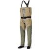 MFWHEFJ Waders Pesca Trampolieri da pesca a mosca convertibili traspiranti in vita sul petto con cerniera Pantaloni da trampoliere for pescatori Leggeri Stockingfoot for uomo(XS)