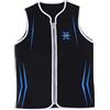 WOVEBIUS Muta da uomo in neoprene con cerniera frontale 3 mm Surf surf top XXL nero