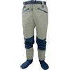 MFWHEFJ Waders Pesca Pantaloni da trampoliere traspiranti impermeabili a 4 strati in vita Stockingfoot Wader durevoli for abbigliamento da kayak da pesca a mosca(Deep blue,S)