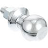 HOMOCONO Gancio di Traino a Sfera 50 Mm in Metallo Zincato Antiruggine Vite M19 3500 Lb per Rimorchi, Roulotte e Camper, Accessorio per Collegamento Affidabile e Resistente per Carrelli