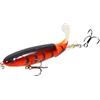YDMHYLAI 1 Pezzo 13g/15g/35g Esca Popper Topwater, Coda Rotante Morbida, da Pesca Portatile Leggera(Color 10,35g 14cm)