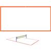 Générique Linee di pallavolo per sabbia - Linee di delimitazione per campo da pallavolo cortile giardino - Set corda marcatura visibile sportivi per pic-nic, campeggio giardino prato
