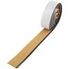 ZWCSHUU Antiscivolo Marine Boat Decking Mat 58x2400x5mm Striscia Singola Imitazione Teak Yacht Tappetino for Barca Pavimento Antiscivolo Marrone in Schiuma Eva(Gold Black)