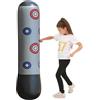 Générique Inflatable Punching Bag, Bounce Back Boxer, 63 inch Boxing Toy with Weighted Base, Kids Fitness Trainer, Standing Punch Bag with Quick Rebound, Sports Equipment for Home Play