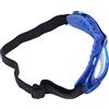 Jenivaint Occhiali Sportivi, Occhiali Protettivi di Sicurezza con Lenti per PC, Fascia Regolabile per Basket, Calcio, Corsa, Equitazione, Arrampicata (BLUE)