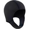 Kronabelle Cappuccio per immersioni in neoprene per adulti, nero, cappuccio termico per muta subacquea, cuffia da nuoto ad asciugatura rapida, morbida e confortevole, fodera elastica, protezione