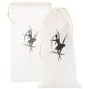 SHOWERORO Borsa per Accessori Danza Classica Bianco, 2 Pezzi, Pratica per Riporre Scarpette da Danza e Ballerine Durante le Lezioni di Ballo o Viaggi