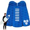 Generic Trazione antiscivolo, tappetino per tavola da surf, 32 x 30 x 2 cm, con forte adesione, foglio in schiuma EVA, accessorio per surf con design tagliabile, controllo della tavola per e equitazione