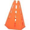 KQFCAZRE Cono da Allenamento per Calcio, Colore Brillante, Ostacolo per Agilità, Attrezzatura Versatile, Portatile, Robusto E Leggero, Segnaposto da Campo, Orangina