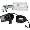 DUANSIYU Centralina Monopattino Elettrico 24 V/36 V/48 V 350 W 500 E-bike Controller Brushless Display LCD Pollice Acceleratore Kit Scooter Elettrico(24V 500W)