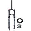 LHHL 26"27.5 29"Forcella Ammortizzata ad Aria per Mountain Bike Tube Dritta Forcelle Anteriore per Bicicletta QR 9 * 100mm Corsa 120mm Rimbalzo Regolazione per XC AM MTB(B,29'')