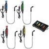 Tsophreniq 4Pcs Appendini Da Pesca Bobine Canna Da Pesca Allarme Swingers Indicatori Catena Allarme Strumento Accessori Principianti Amichevole