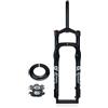 LHHL 20/26 Pollici 4.0 Fat Bike Forcella Ammortizzata Air Corsa 120mm Bici Forcella Anteriore per E-Bike, Spazio Mozzo 135mm, QR 9mm, Tubo Diritto 28,6mm, Blocco Manuale/remoto Ultraleggera(RL,26'')