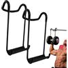 Nuyhgtr Chest Workout Accessories, Shoulder Workout Hooks, Dumbbell Spotter Racks, 26 x 11,5 cm, Adjustable Dumbbell Spotter Hooks for Bench Press and Shoulder Workouts, Men or Women