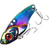 Generisch Esche da pesce, piccole esche artificiali in metallo, esche artificiali VIB che affondano in acqua, per uso esterno su lago, fiume, kayak, riva su trote, persici, carpe,