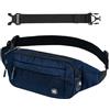 WATERFLY Marsupio Piccolo da Uomo Donna Sportivo Marsupi | Cinturino di Prolunga da 30 cm, Jack per Cuffie, Alla Moda Fanny Pack, Per Viaggio Camminate Campeggio Sport Corsa