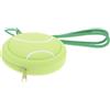 RORPOIR Portamonete Pallina da Tennis in Pvc Colorato, Portachiavi Sportivo Leggero Cerniera, Accessorio Versatile e Quotidiano