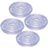 Outanaya 4 Tappeti Antiscivolo in Gomma per Sbarre Trazioni, Protezione Telaio Porta e Impugnatura Sicura, Adatti per Aste da 4.5-4.6cm per Interno