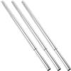 Kisangel 3 Pezzi Prolunga per Asta di Mazze da Golf, Kit di Riparazione e Sostituzione della Lunghezza dell'asta in Acciaio per Putter da 0,58'' Argento