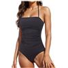Generico Costume Intero Brasiliana,Costume Da Bagno Intero Da Donna In Rete Costume Da Bagno Bikini Imbottito Push-Up Allenamento Costumi Da Bagno Atletici Costumi Da Bagno Sportivi Con Canotta Arricciata